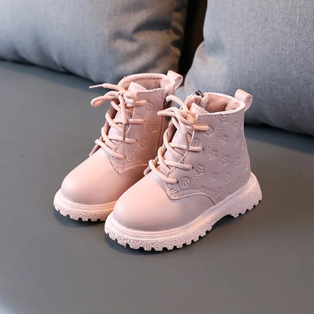 Warm Leather Boots Girls